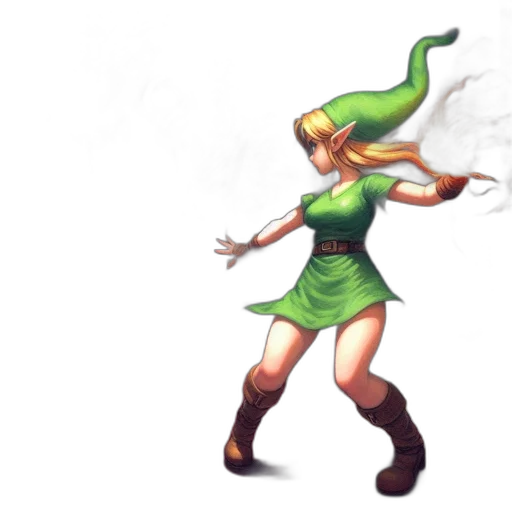 staff, dress, dragon, hat, concept art, fantasy art, pixel art, 3d render transparent PNG cut-out