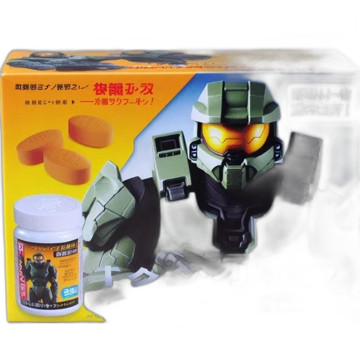 robot, concept art, 3d render, product, packaging, has, japanese, text transparent PNG cut-out