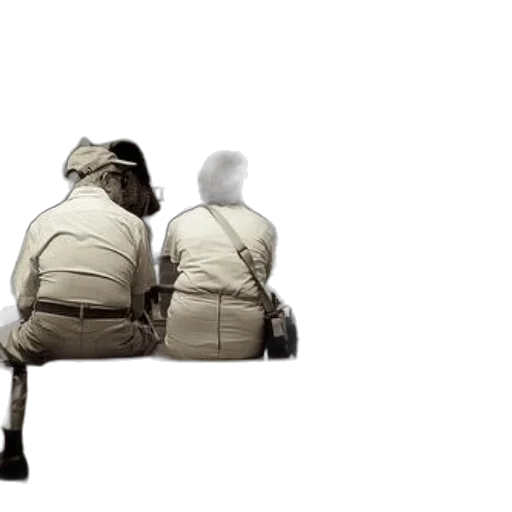 jacket, 3d render, concept art, earth tones, black, white, photo, elderly transparent PNG cut-out