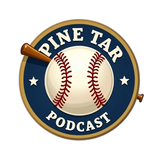 circular, logo, featuring, baseball, bat, top, surrounded, blue transparent PNG cut-out