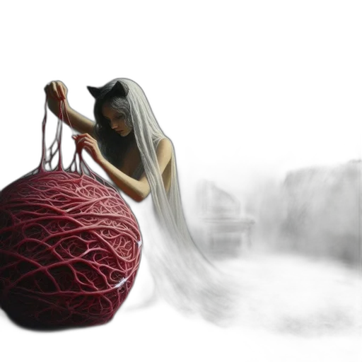 dress, jewelry, photorealistic, 3d render, concept art, fantasy art, outer space, fog transparent PNG cut-out