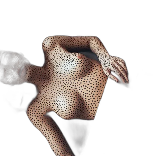 mask, dress, creature, hair, 3d render, concept art, photorealistic, pixel art transparent PNG cut-out