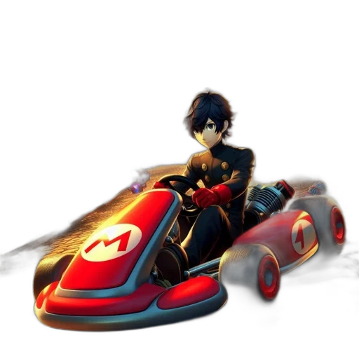 car, weapon, concept art, 3d render, anime, cartoon, youth, dark transparent PNG cut-out
