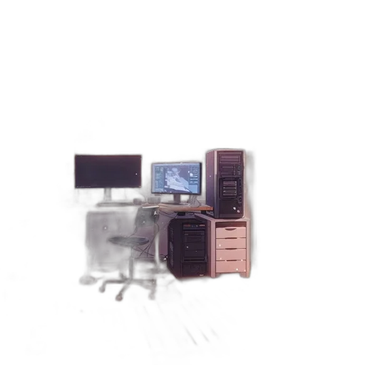 robot, furniture, jewelry, weapon, 3d render, pixel art, concept art, vaporwave transparent PNG cut-out