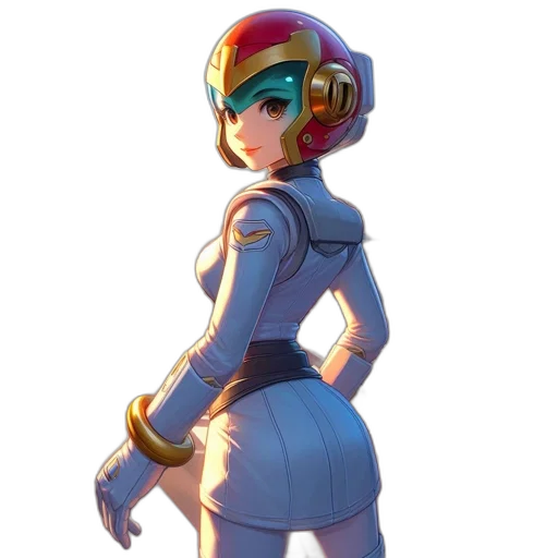 robot, staff, dress, jacket, concept art, pixel art, 3d render, fantasy art transparent PNG cut-out