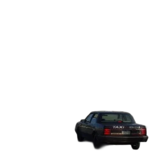 car, weapon, animal, 3d render, photorealistic, vaporwave, concept art, taxi transparent PNG cut-out