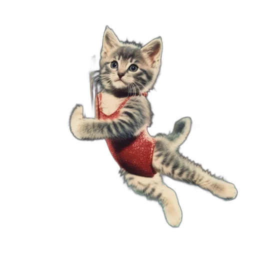 staff, animal, creature, concept art, pixel art, 3d render, watercolor, kitten transparent PNG cut-out