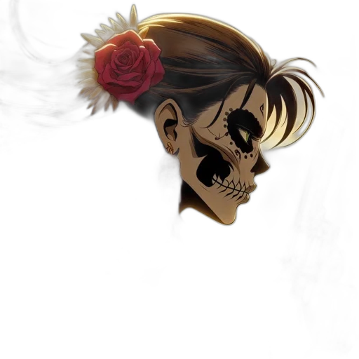 mask, crown, face, flower transparent PNG cut-out