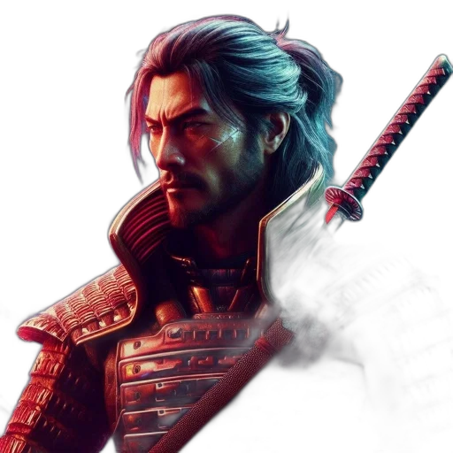 sword, face, weapon, staff, fantasy art, concept art, pixel art, photorealistic transparent PNG cut-out