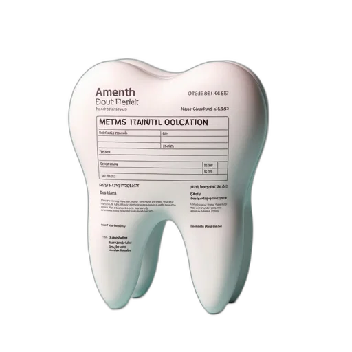 tooth, receipt, reads, dental transparent PNG cut-out