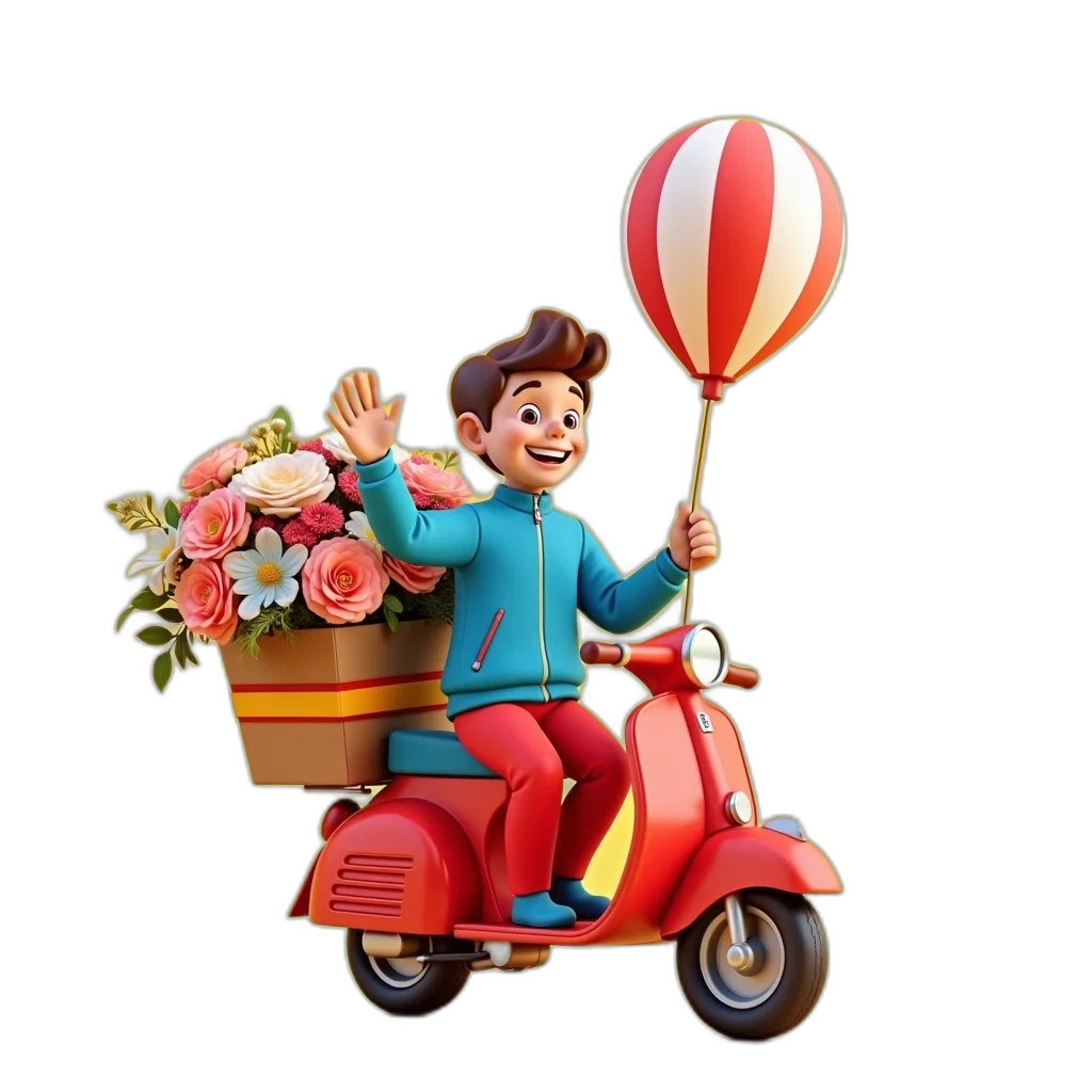 car, 3d render, concept art, photorealistic, cartoon, cheerful, character, blue transparent PNG cut-out