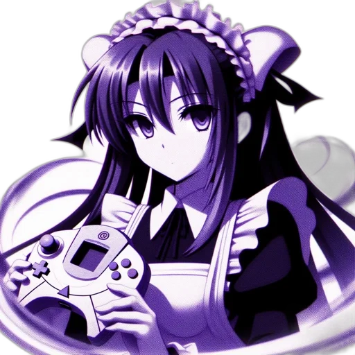 robot, staff, weapon, jewelry, anime, pixel art, fantasy art, vaporwave transparent PNG cut-out