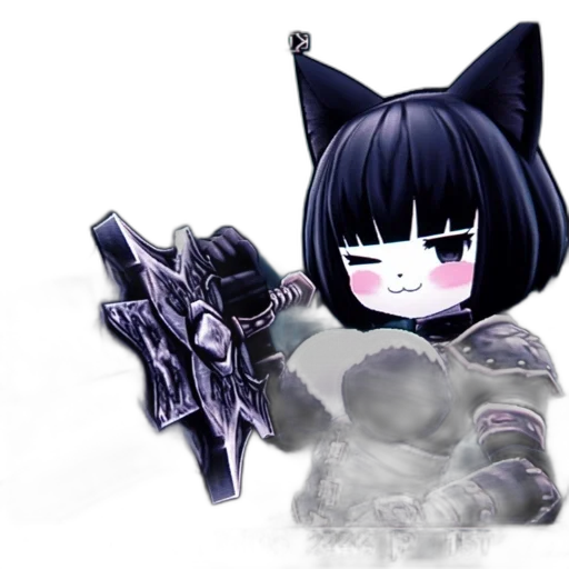 weapon, staff, robot, animal, concept art, anime, fantasy art, 3d render transparent PNG cut-out
