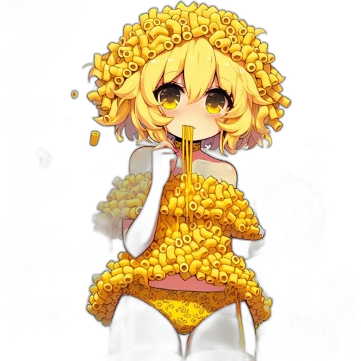 food, dress, flower, staff, pixel art, anime, cartoon, concept art transparent PNG cut-out