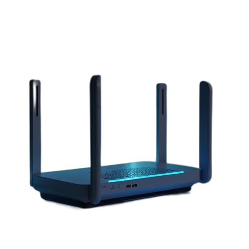 crown, 3d render, modem, wifi, adapter transparent PNG cut-out