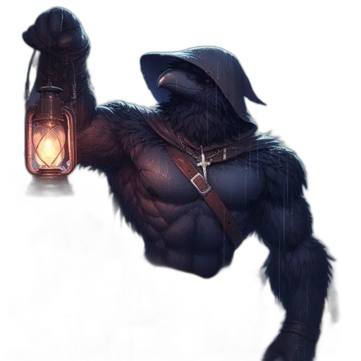 creature, staff, animal, weapon, concept art, fantasy art, comic book art, pixel art transparent PNG cut-out
