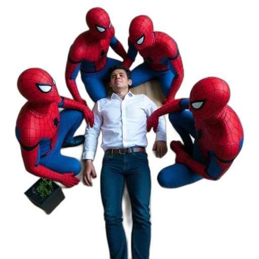 jacket, staff, mask, concept art, 3d render, comic book art, second, image transparent PNG cut-out