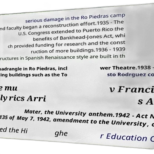building, poster, text, spanish, about, reconstruction, piedras, campus transparent PNG cut-out