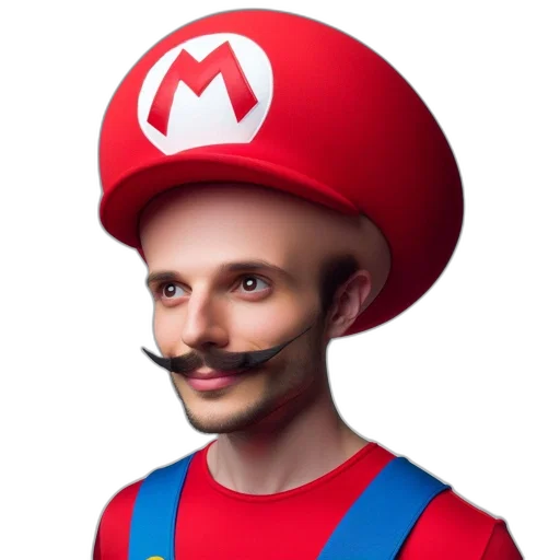 hat, mask, face, creature, concept art, 3d render, photorealistic, pixel art transparent PNG cut-out