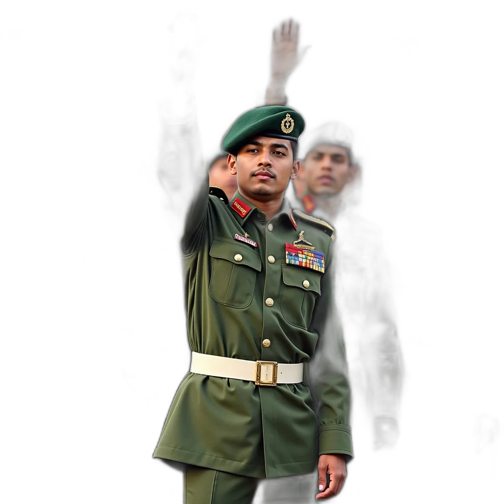 staff, jacket, group, soldiers, military, uniforms, standing, raising transparent PNG cut-out