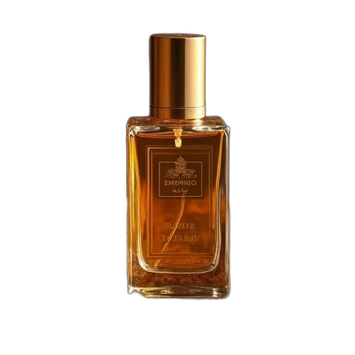 bottle, liquid, emporio, gold, tobacco, 10ml transparent PNG cut-out