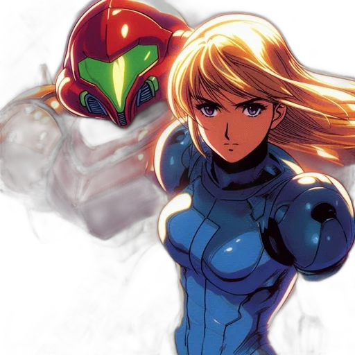 robot, concept art, comic book art, anime transparent PNG cut-out