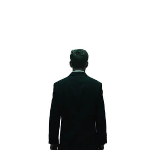 jacket, staff, robot, face transparent PNG cut-out