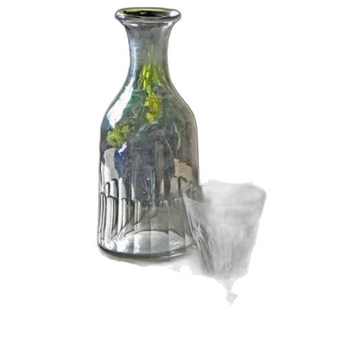 bottle, umbrella, dress, weapon, 3d render, photorealistic, concept art, snow transparent PNG cut-out