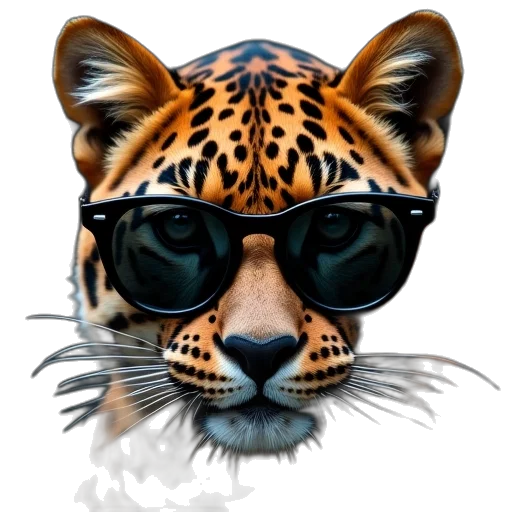 animal, mask, fantasy art, photorealistic transparent PNG cut-out