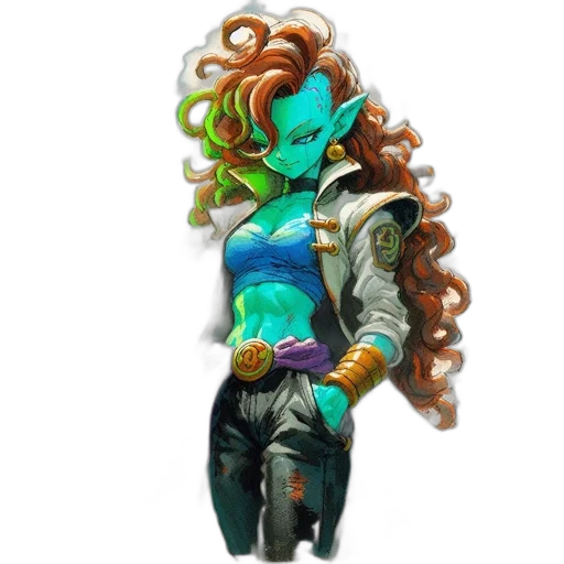 jacket, mask, staff, creature, concept art, fantasy art, pixel art, 3d render transparent PNG cut-out
