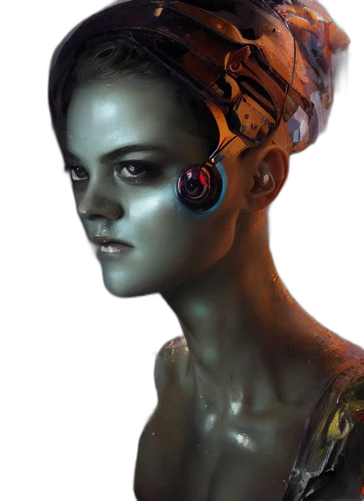 robot, face, jewelry, mask transparent PNG cut-out