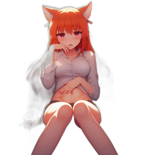 dress, staff, creature, animal, anime, pixel art, fantasy art, concept art transparent PNG cut-out
