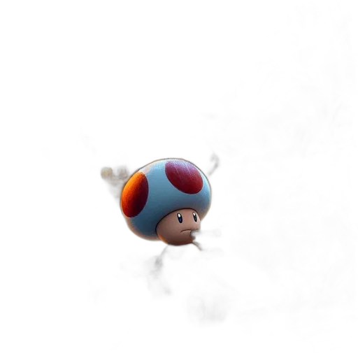 hat, creature, crown, animal, 3d render, concept art, pixel art, rainy transparent PNG cut-out