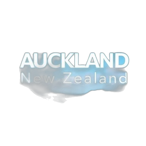 3d render, vaporwave, photorealistic, fog, auckland, new, zealand, blue transparent PNG cut-out