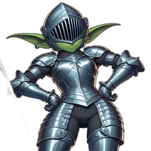 robot, staff, mask, sword, concept art, 3d render, fantasy art, pixel art transparent PNG cut-out