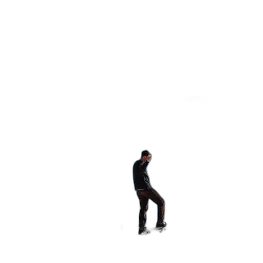 robot, jacket, staff, shoes, pixel art, 3d render, concept art, photorealistic transparent PNG cut-out