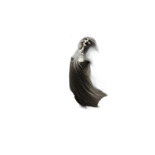 hair, dress, dragon, creature, concept art, 3d render, photorealistic, fantasy art transparent PNG cut-out