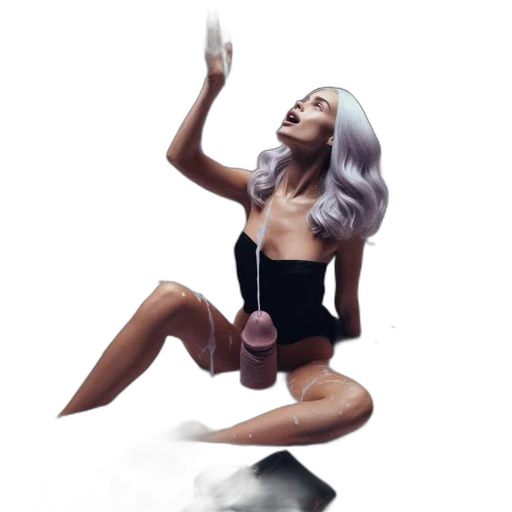 umbrella, dress, hair, bottle, concept art, photorealistic, 3d render, fantasy art transparent PNG cut-out