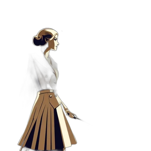 dress, staff, jewelry, concept art, 3d render, cartoon, photorealistic, earth tones transparent PNG cut-out