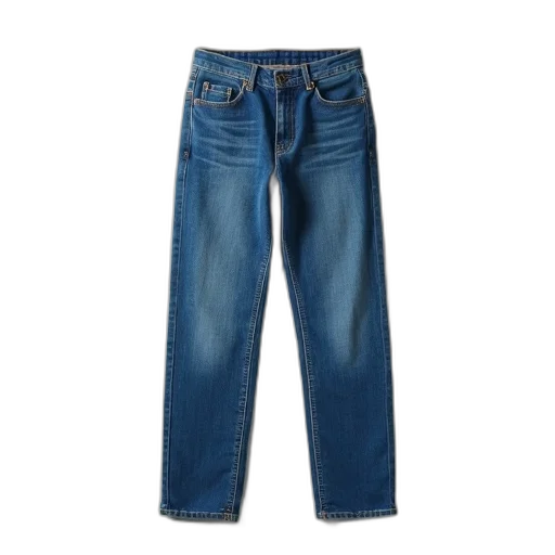 jacket, pair, blue, jeans, straight, leg, button, fly transparent PNG cut-out