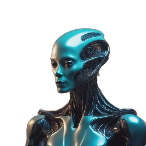 robot, face, creature, mask, 3d render, concept art, fantasy art, photorealistic transparent PNG cut-out
