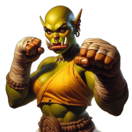 mask, staff, face, concept art, 3d render, fantasy art, photorealistic, green-skinned transparent PNG cut-out