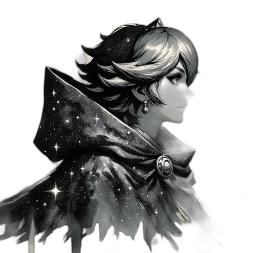 crown, mask, face, staff, fantasy art, concept art, watercolor, anime transparent PNG cut-out