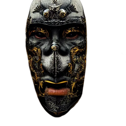 mask, face, crown, jewelry transparent PNG cut-out
