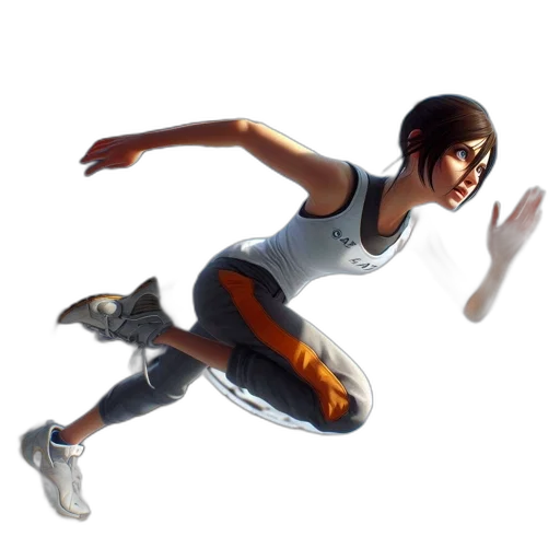 weapon, 3d render, concept art, photorealistic, pixel art, animated, female, figure transparent PNG cut-out