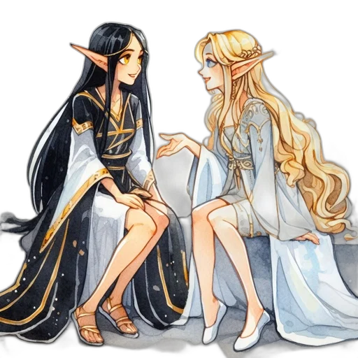 dress, fantasy art, concept art, pixel art, anime, fire, monochrome, golden transparent PNG cut-out