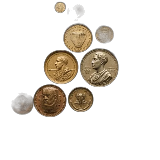 jewelry, crown, golden, earth tones, coin, collector, survival, manual transparent PNG cut-out