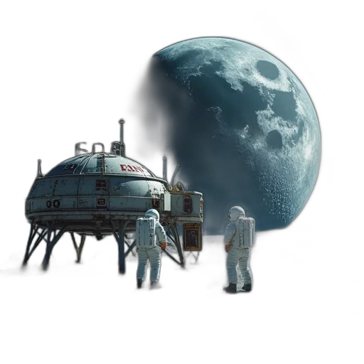 robot, concept art, 3d render, pixel art, photorealistic, outer space, fog, underwater transparent PNG cut-out