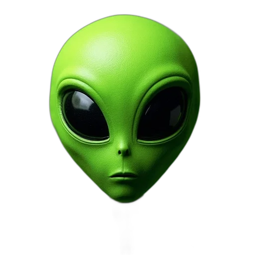 creature, mask, face, animal, concept art, 3d render, photorealistic, outer space transparent PNG cut-out