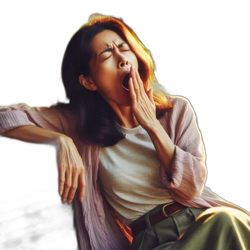 photorealistic, oil painting, woman, sits, wooden, bench, park, during transparent PNG cut-out